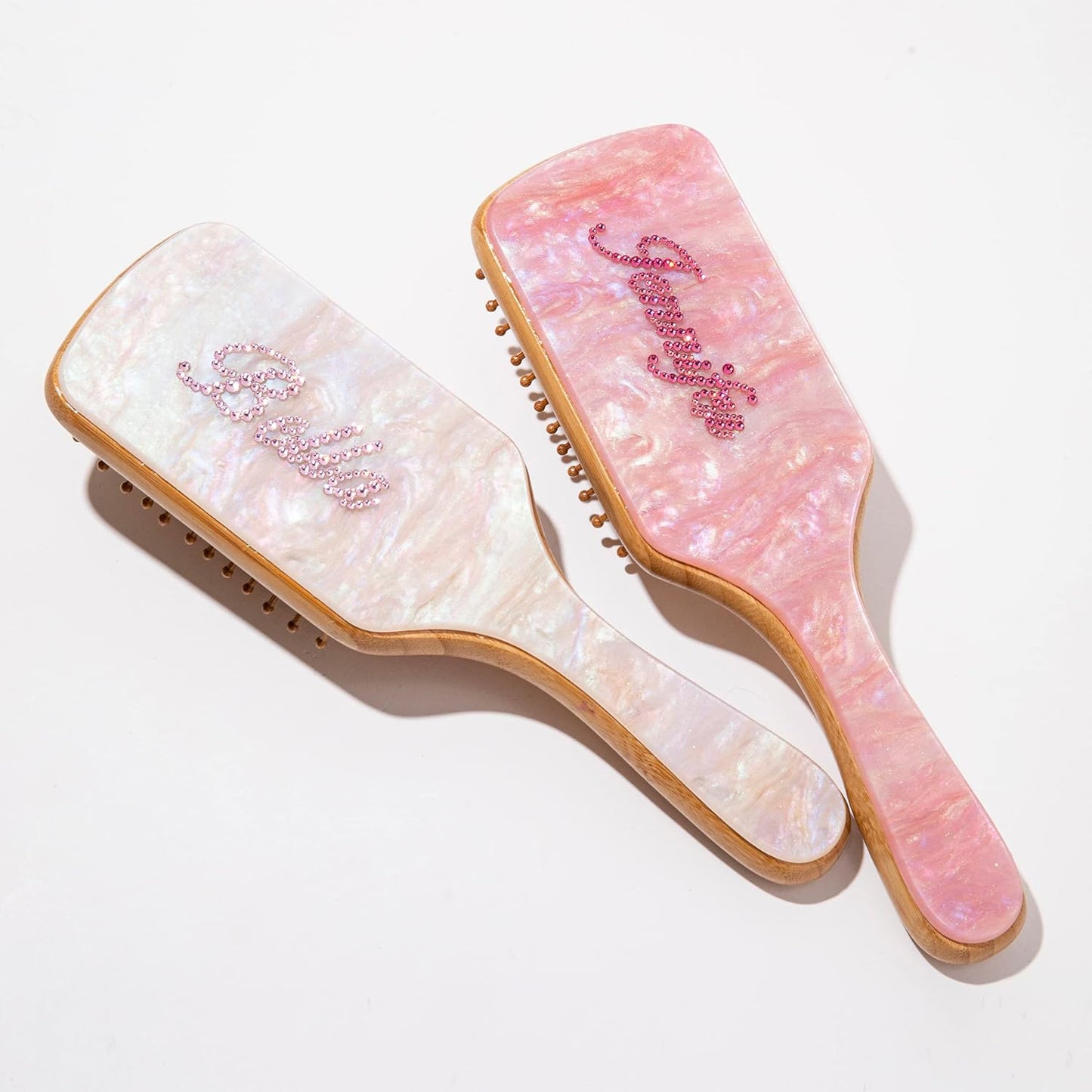 Prémium bambusz hajkefe a Te neveddel